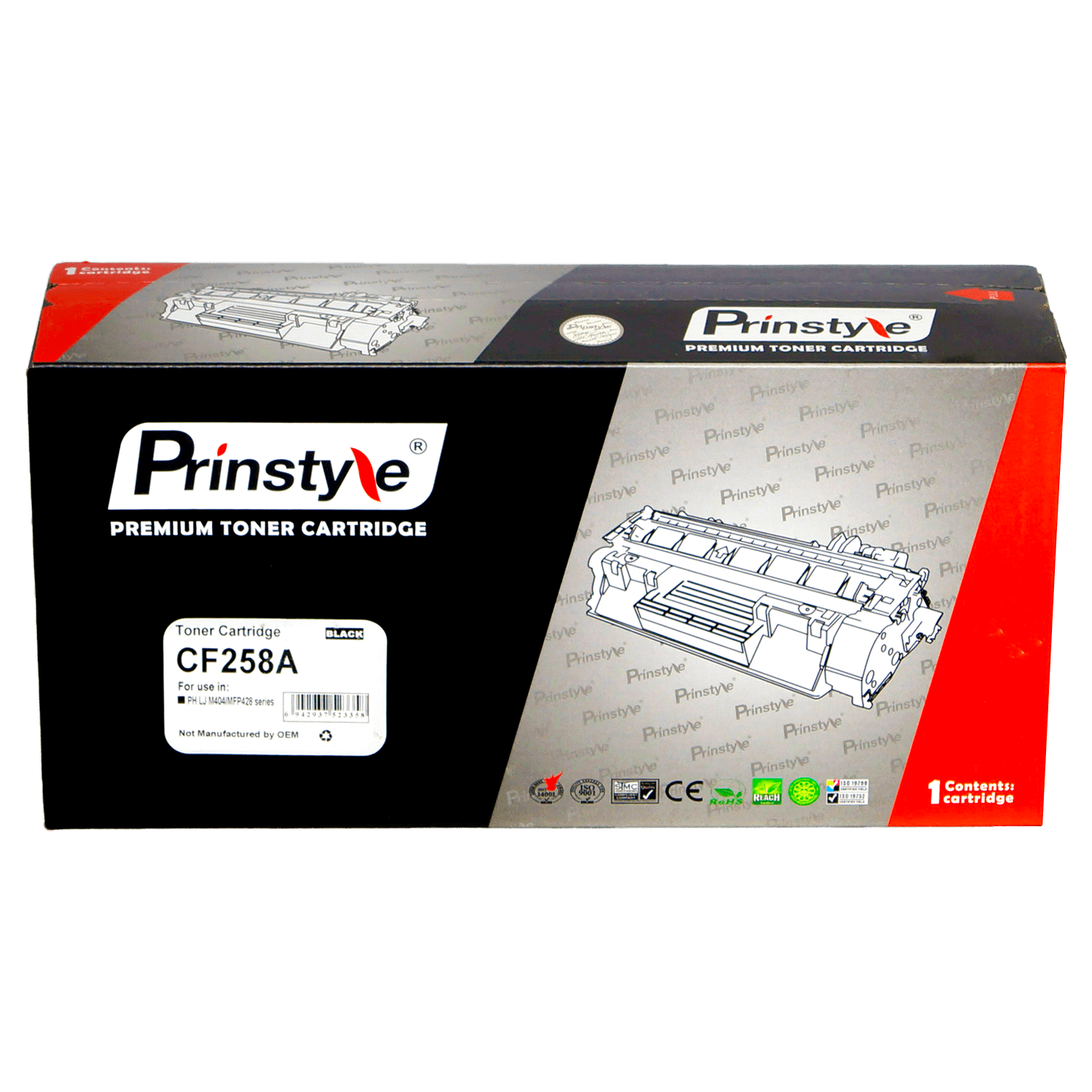 Prinstyle - CF258A Rinde 3,000 Páginas