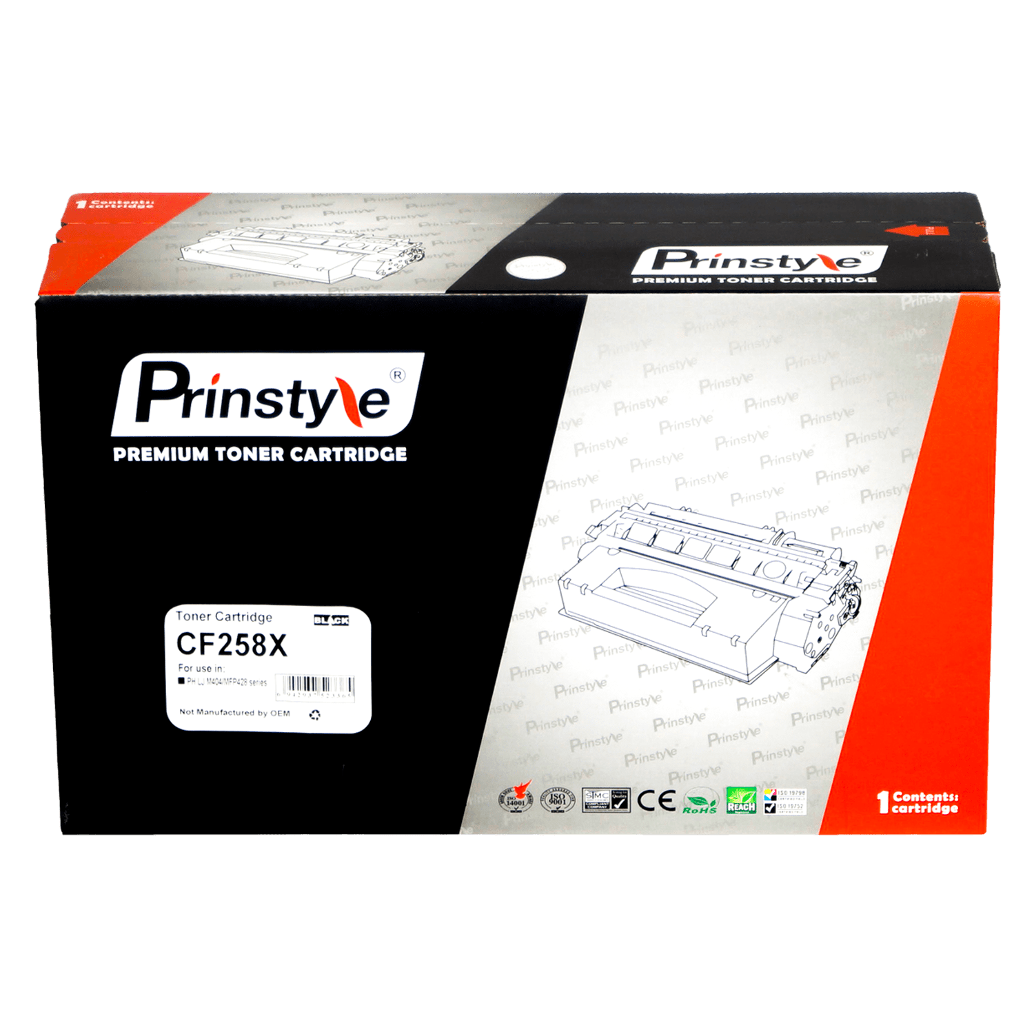 Prinstyle - CF258X Rinde 10,000 Páginas