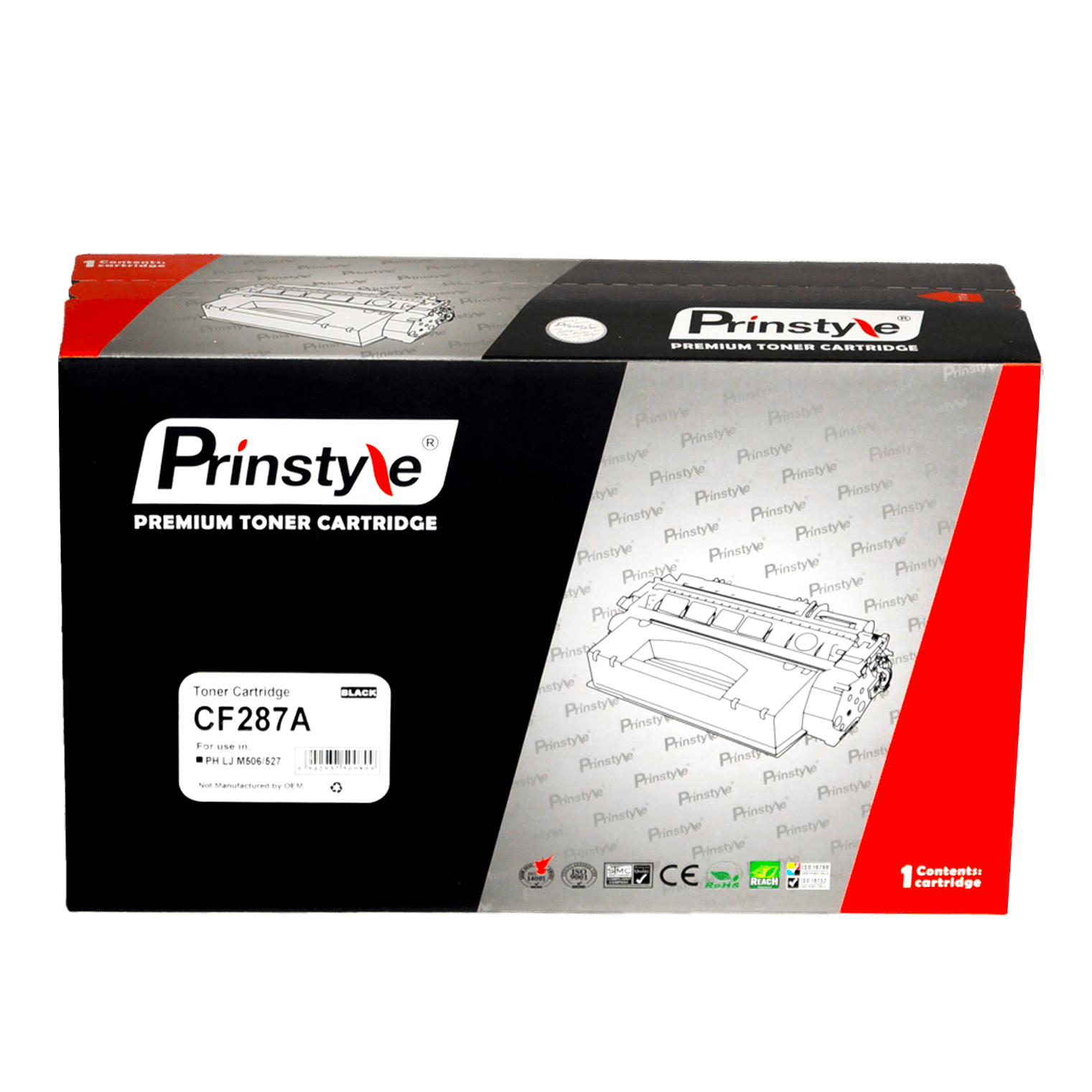 Prinstyle - CF287A Rinde 9,000 Páginas